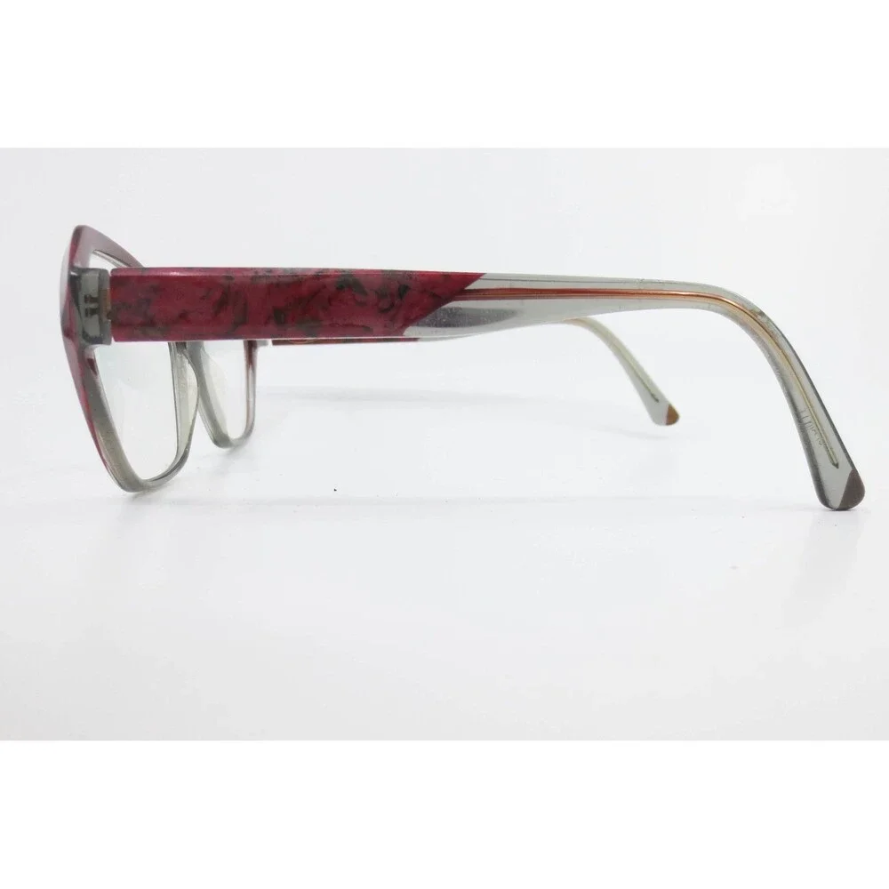 Etnia Barcelona Pavia GYRD Red Marble Grey Cat Eye Eyeglasses Frames 55-16-140